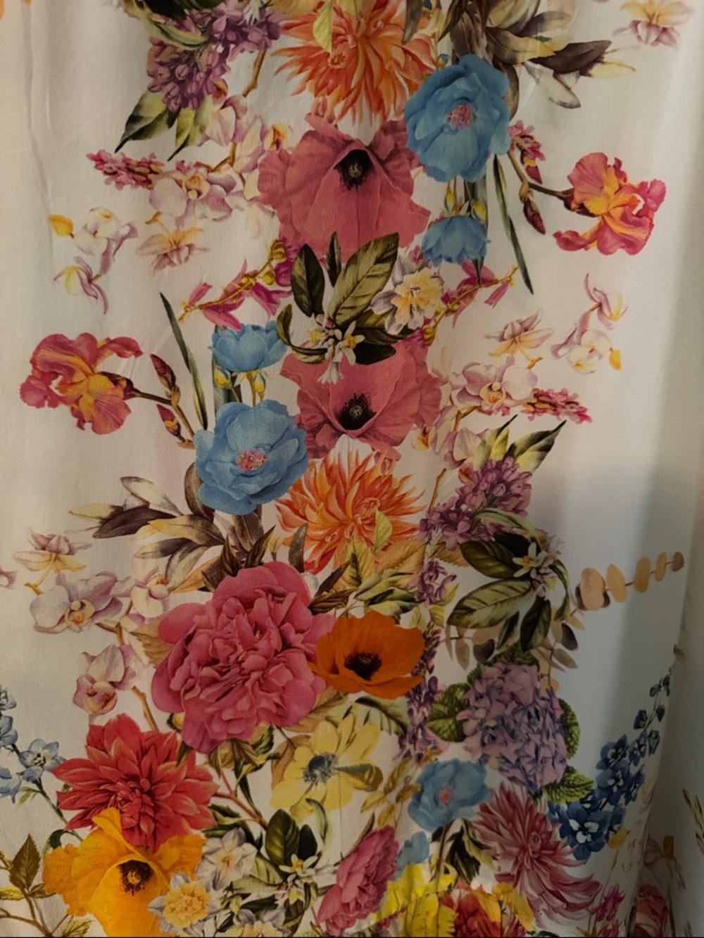Camilla White Floral Mini Dress with Multicolor Bouquet Print - Picture 12 of 16